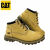 CAT卡特男鞋中帮大黄靴经典耐磨防滑登山户外休闲工装男鞋P721555 黑色 41 标准码