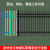 锌钢围墙护栏院墙围栏栅栏农村别墅透视栏杆小区铁艺围栏隔离栏 安装高度2米*长3米【一米价格】