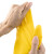 赫思迪格 JG-151 加厚乳胶手套 清洁手套 洗衣洗碗橡胶手套 黄色 XL码