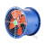定制轴流风机220v强力管道式厨房工业通风机低噪声380V 35-4中速/220V管道式D