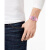 卡西欧（CASIO）中性手表 石英机芯 粉色透明树脂表带腕表 35.2mm SIZE