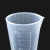 塑料量杯25ml50ml250ml500ml实验室锥形量杯三角量杯测量杯 25ml