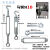 重型开体花兰铁镀锌玛钢花篮螺丝钢丝绳索拉伸缩器收松紧线调节钩 马钢M10（5个装）