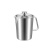 304不锈钢量杯烘焙带刻度毫升厨房家用量筒豆浆杯奶茶店专用水瓢 304不锈钢量杯1500毫升(带盖)