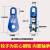 定制起重滑车微型钢丝绳吊钩滑轮勾轴承省力吊环滑车小铁吊轮滚轮 手拉绳10mm