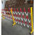 伸缩围栏可移动电力绝缘安全施工围挡幼儿园伸缩护栏折叠式隔离栏 红白123米