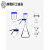 砂芯抽滤装置玻璃真空漏斗溶剂过滤器上嘴上下嘴抽滤瓶套装500 10 接受瓶(1000ml)40#口