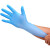 爱马斯 AMMEX APFNC44100一次性手套蓝色丁腈手套标准型无粉左右手通用 麻面 中码*100只/盒