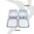 铸固 R型abs塑料防水盒 户外防水接线盒监控室外防水盒分线盒 RT400*350*120