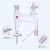 水分活塞油水 平行仪器节玻璃分离器器材分水器可定制管实验室阀 C型斜管玻璃活塞19*19