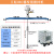 气动搅拌机50/100加仑商用工业化工油漆油桶胶水搅拌器吨桶搅拌桨 三缸吨桶专用搅拌机