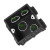 NVC雷士电工 开关插座 86型面板暗盒 配件底盒黑色 接线盒通用底盒（10只装）