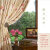 亚麻窗帘 晚风 中式 美式 乡村 法式 田园 绣花 客厅/卧室/书房窗 绿色高品质 宽1.4*高1米平铺单价