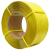 飞尔（FLYER）通用打包带 PP热熔带半自动机用 黄色 宽13mm×厚0.9mm 10kg