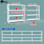 载象中型货架置物架多层仓储展示架储物架200*60*200=4层300KG白色副架
