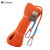 高空作业安全绳套装 户外安装空调 工地施工作业保险绳12mm RL195 橘色30米