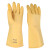 三蝶（sandie） 工业橡胶手套   加厚B型 1付 米黄色 长40cm