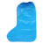 DYQT一次性鞋套雨天防水长筒室外骑车防滑塑料加厚耐用高筒养殖场靴套 500只 蓝色加厚款 长筒/防水不湿鞋 均码