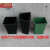 适用于户外环保内筒分类垃圾桶内胆桶塑料桶方形梯形铝塑复合材料 小内胆长32X宽13X高9cm