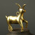 迈多罗十二生肖之羊黄铜复古做旧小山羊造型摆件动物 十二生肖羊