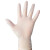 腾固 一次性PVC手套白色透明手套 PVC透明款 XL码 50双/盒(1盒价)