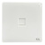 FSL 网线插座【白色】 A8白86型暗装式墙壁插座面板弧面定制