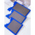 全磁货架磁性标签贴性材料卡片仓位标识牌库位仓位物料卡 5.5*8全磁50个(蓝/白/红) 下单颜色留言