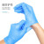 英科医疗 一次性手套合成PVC材质橡胶胶皮防护手套厨房 蓝色100只盒装M码