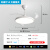 帕莎2024新款客厅风扇灯现代简约全光谱护眼餐厅灯静音一体智能吊扇灯 理想光-50cm-天猫精灵
