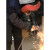 ZUIDID牛皮套袖焊工专用劳保袖套电焊保护防烫耐磨耐高温电焊工护腕 深棕色两头松紧套袖