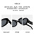 莫拉克墨镜猫眼太阳镜女夏周雨彤同款眼镜2024新款复古潮男高级感防晒 高密度板材 敢于对比