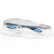 霍尼韦尔（Honeywell）300110 护目镜 S300A 蓝款透明镜片 防风沙防尘防雾 男女眼镜 10副/盒