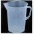 塑料烧杯  5000ml毫升塑料量杯 量筒 烧杯 带刻度 容量瓶 5L量杯JYH 4000ml带盖量杯(粉色盖子)