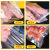 加厚尼龙真空袋商用鸡鸭海鲜包装袋透明密封口压缩保鲜塑封袋 明黄色 尼龙20*40*20丝