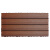 纳仕德 MQ067 户外拼接木地板塑木复合地板防腐地板 共挤浅咖啡30*60cm