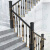 奇步现代轻奢风简约优雅铝镁合金楼梯立柱别墅护栏栏杆耐用抗腐蚀 QS-006(单根价格）