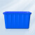 京度 大号水箱长方形储水框大容量养殖箱废液周转箱加厚塑料储物箱含盖 300L蓝色