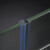 海斯迪克 HKQS-75 阳台玻璃门窗密封 防风淋浴房防水硅胶条 U型夹6mm（1米）