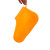大杨769雨鞋套硅胶 橙色 L大码 防滑加厚耐磨男女儿童成人雨天防护鞋套 定制