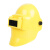 电焊面罩防护罩头戴式上翻玻璃全脸轻便烧焊工防护焊帽子氩弧焊接 黄色