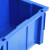 纳仕徳 C7# 加厚组立式零件盒 斜口螺丝收纳盒 货架整理箱 五金元件盒零件盒工具盒 蓝色180x125x80