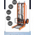 适用电动堆高车220v简易小型叉车升降机举高机堆垛堆高堆包摞胎机 加强【万向轮+板]升高2米