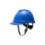 梅思安安全帽V-gard500豪华款 带透气孔 新国标安全帽 建筑码头施工安全帽 蓝色 ABS-超爱戴