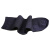 沸耐笙 FNS-18656 男士黑色竹纤维男袜中筒袜  1件