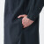 无印良品 MUJI 女式 棉水洗牛津 衬衫连衣裙371305 BCL35A1S 深灰色 M-L