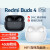 家Redmi Buds 4 Pro主动降噪耳机运动入耳真无线蓝牙耳机 4Pro镜湖白+深蓝保护壳 标配