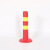 劲感 警示柱弹力柱隔离杆路障柱防撞PU道路标柱路桩安全桩反光地桩 大红45cm