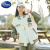 迪士尼（Disney）初中学生外套少女小熊棒球服新款春秋季15岁高中女生秋装韩版流行 黑色 S (65-95斤)