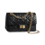 香奈儿（Chanel）女包单肩包斜挎包手拎包2.55mini黑金复古小牛皮黑色