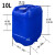 螺丝侠化工桶塑料桶25kg10L20升30公斤级废液方桶储水桶带盖酒油桶 30L加厚白色方桶